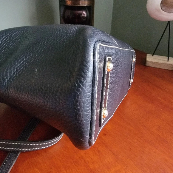 Dooney & Bourke Lexington Small Pebble Grain Leather Shopper in Black - Picture 9 of 16